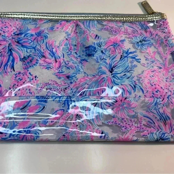 NWT! Lilly Pulitzer Celestial Blue pouch! - Picture 12 of 16